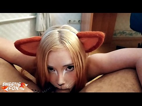 ❤️ Kitsune traga o pau e corre na súa boca ❤️ Porno en nós ️❤